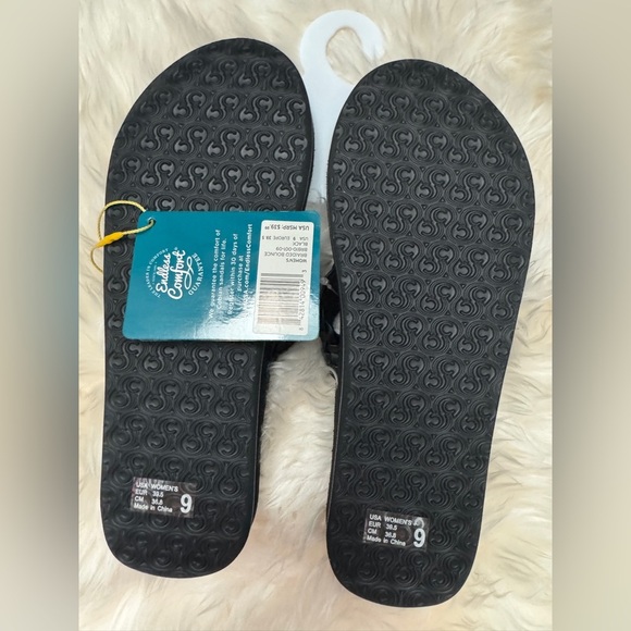 NWT Cobian Women's Braided
Bounce Flip-Flops Sz 9 in black! - Picture 8 of 9